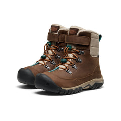 Big Kids' Kanibou Waterproof Winter Boot | Dark Earth/Roasted Pecan