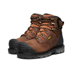Men's Camden 6" Waterproof Boot (Carbon Toe) | Leather Brown/Black
