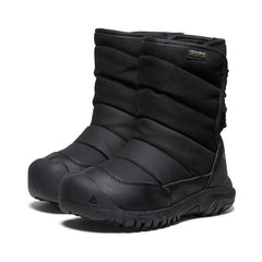 Little Kids' Puffrider Waterproof Winter Boot | Black/Steel Grey