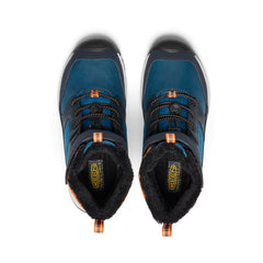 Big Kids' Skua Waterproof Winter Boot | Sky Captain/Gold Flame