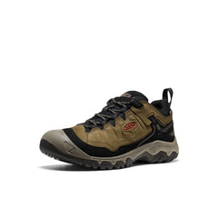 Men's Targhee IV Waterproof Hiking Shoe | Dark Olive/Gold Flame