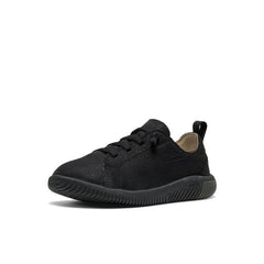 Little Kids' KNX Leather Sneaker | Triple Black