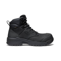 Men's Evanston 6" Waterproof Boot (Carbon Toe) | Black/Black