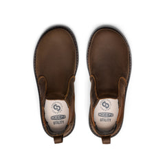 Women's San Jose Chelsea 90° Heel Boot (Aluminum Toe) | Cascade Brown/Black