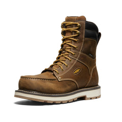 Men's Cincinnati 8" Waterproof 90° Heel Boot (Carbon Toe) | Belgian/Sandshell