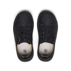 Big Kids' KNX Leather Sneaker | Triple Black