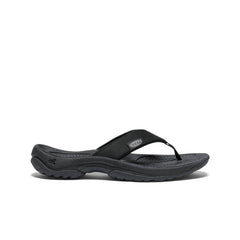 Women's Kona Leather Flip-Flop | Black/Vapor