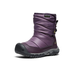 Little Kids' Puffrider Waterproof Winter Boot | Black Plum/Daiquiri Green