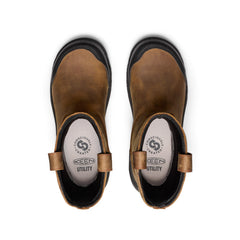 Women's Evanston Pull-On Waterproof Boot (Carbon Toe) | Bison/Black