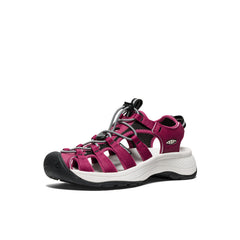 Women's Astoria West Sandal | Beaujolais/Star White