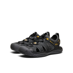 Men's SOLR Sandal | Black/Gold