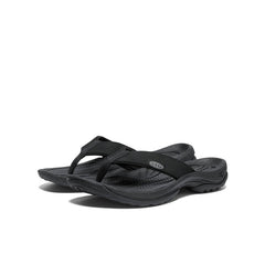 Women's Kona Leather Flip-Flop | Black/Vapor