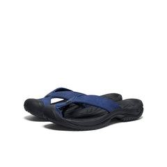 Men's Waimea Leather Flip-Flop | Naval Academy/Black