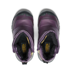 Little Kids' Puffrider Waterproof Winter Boot | Black Plum/Daiquiri Green
