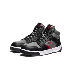 Men's Overton Mid Work Shoe (Carbon Toe) | Steel Grey/Black