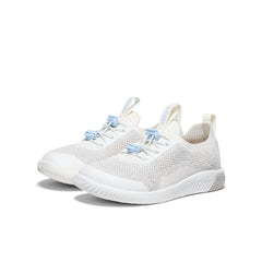 Little Kids' KNX Knit Sneaker | Star White/Skyway
