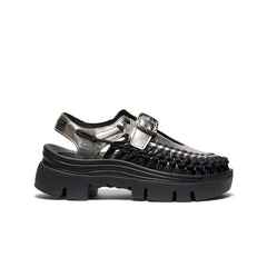All Gender UNEEK PLT Mary Jane Sneaker | Silver/Black