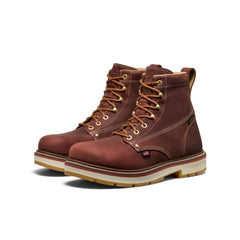 Men's Liberty 6" Waterproof 90° Heel Boot (Carbon Toe) | Bombay Brown/Gum