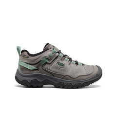 Women's Targhee IV Wide Waterproof Hiking Shoe | Alloy/Granite Green