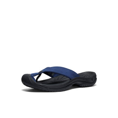 Men's Waimea Leather Flip-Flop | Naval Academy/Black