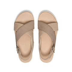 Women's Elle Luxe Cross Strap Sandal | Plaza Taupe/Brindle