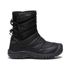 Big Kids' Puffrider Waterproof Winter Boot | Black/Steel Grey