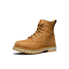 Men's San Jose 6" Waterproof 90° Heel Boot (Soft Toe) | Bistre/Gum