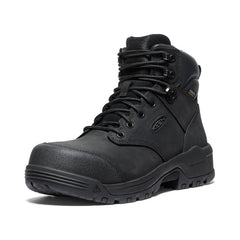 Men's Evanston 6" Waterproof Boot (Carbon Toe) | Black/Black