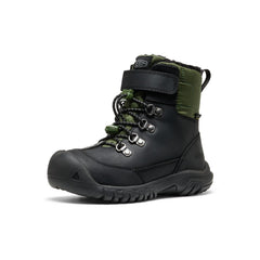 Little Kids' Kanibou Waterproof Winter Boot | Black/Bronze Green