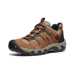 Men's Headout Waterproof Hiking Shoe | Bison/Fossil Orange