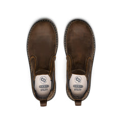 Men's San Jose Chelsea 90° Heel Boot (Aluminum Toe) | Cascade Brown/Gum