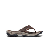 Men's Kona Leather Flip-Flop | Java/Dark Earth
