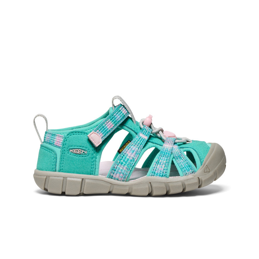 Little Kids' Seacamp II CNX  |  Bright Aqua/Giggle Pink