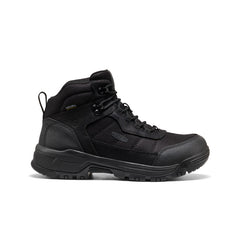Men's Skokie Waterproof Work Boot (Soft Toe)  |  Black/Black