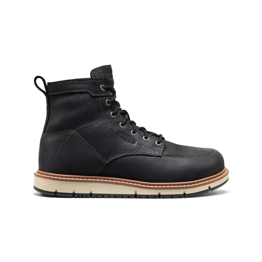 Men's San Jose 6" Boot (Aluminum Toe)  |  Black/Caramel Cafe