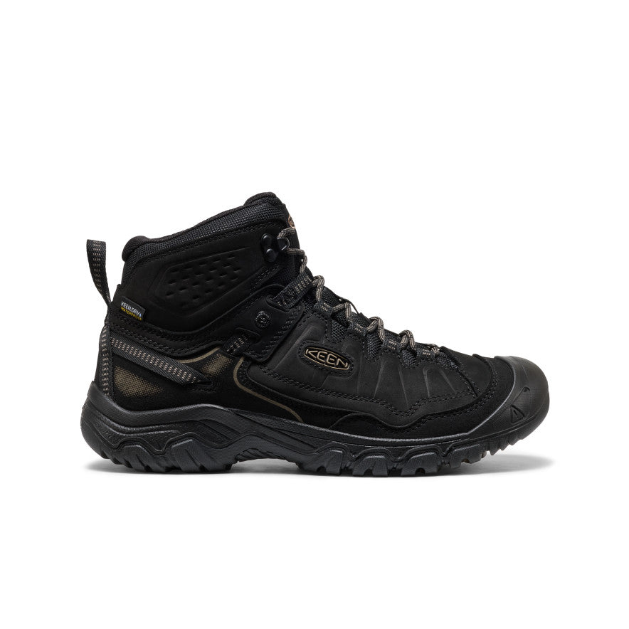 Men's Targhee IV Wide Waterproof Hiking Boot  |  Triple Black