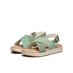 Women's Elle Luxe Cross Strap Sandal  |  Granite Green/Granite Green