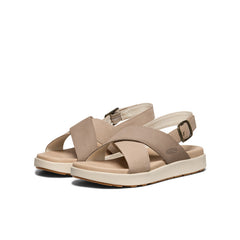 Women's Elle Luxe Cross Strap Sandal  |  Plaza Taupe/Brindle