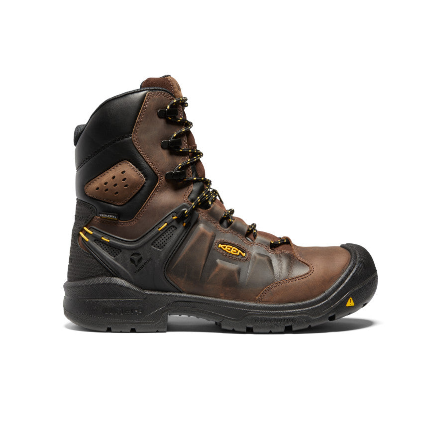 Men's Dover 8" Insulated Waterproof Boot (Carbon Toe)  |  Dark Earth/Black