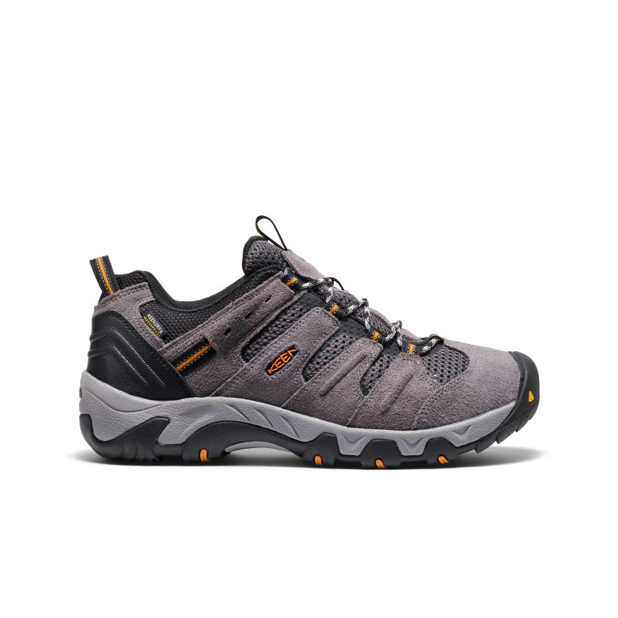 Men's Headout Waterproof Hiking Shoe  |  Steel Grey/Orange Pepper