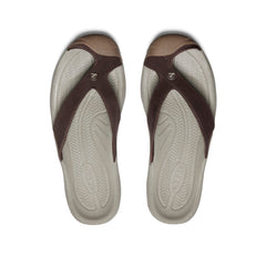 Men's Waimea Leather Flip-Flop  |  Java/Plaza Taupe