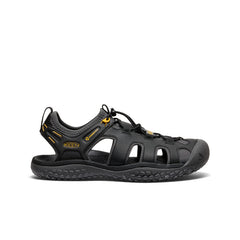 Men's SOLR Sandal  |  Black/Gold
