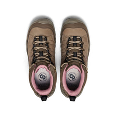 Women's Targhee IV Wide Waterproof Hiking Boot  |  Brindle/Nostalgia Rose