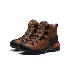 Men's Pittsburgh Energy 6" Waterproof Boot (Soft Toe)  |  Cascade Brown/Black