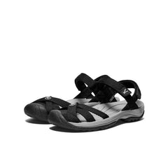 Women's Bali Strap Sandal  |  Black/Alloy
