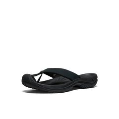 Men's Waimea Leather Flip-Flop  |  Black/Black