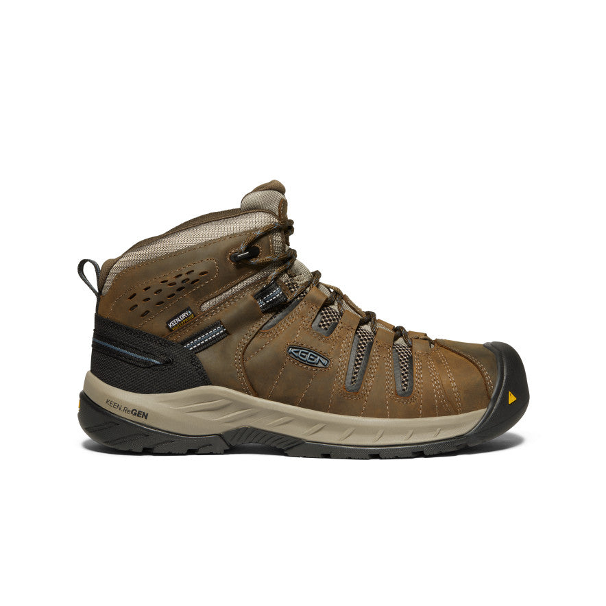Men's Flint II Waterproof Boot (Steel Toe)  |  Cascade Brown/Orion Blue