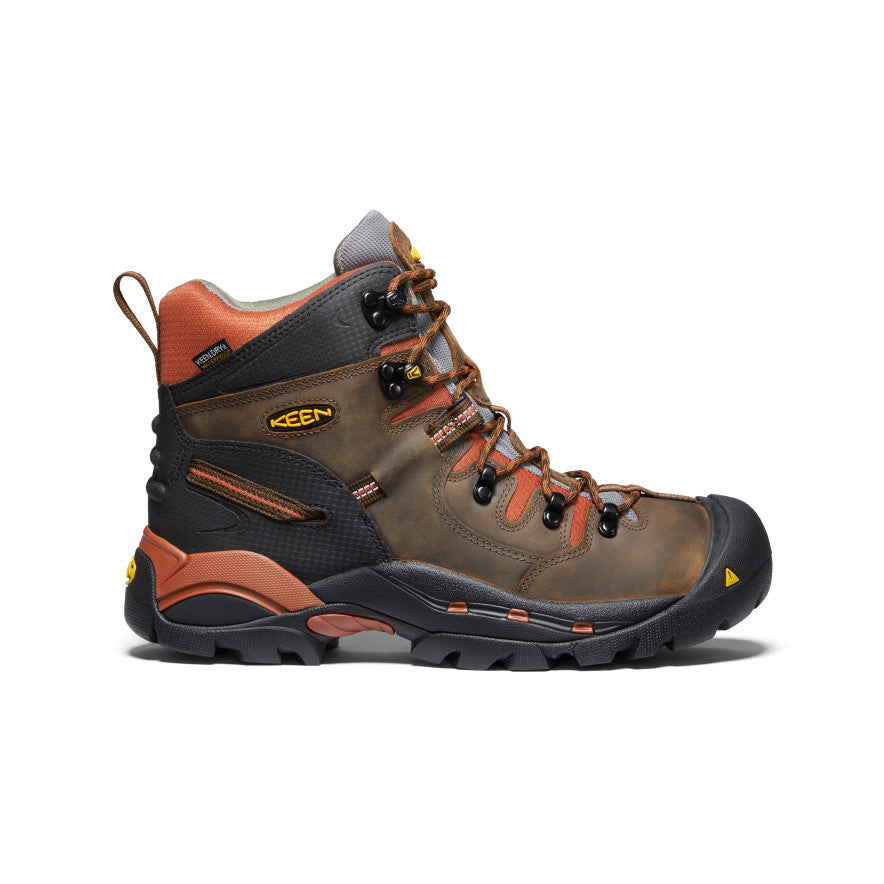 Men's Pittsburgh 6" Waterproof Boot (Soft Toe)  |  Cascade Brown/Bombay Brown